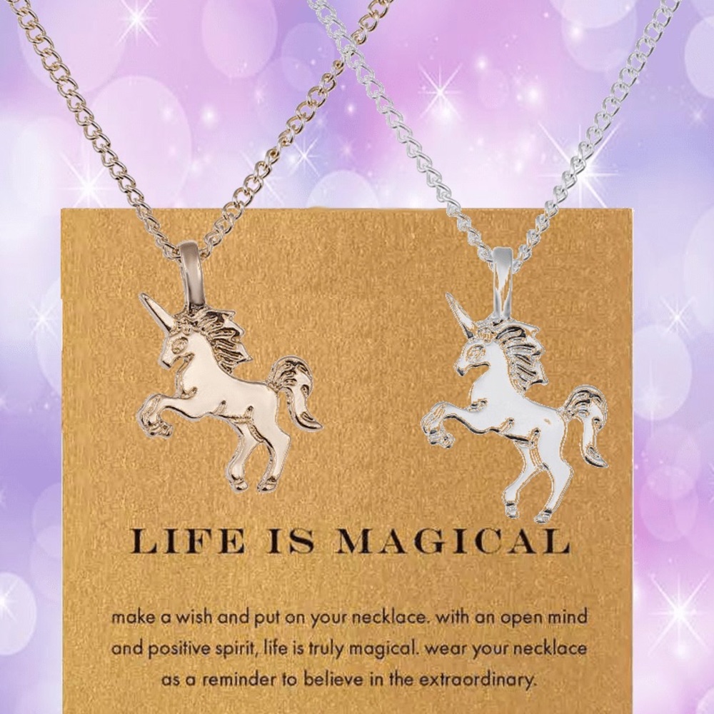 Life is Magical Unicorn Necklace | SHE-Marketplace